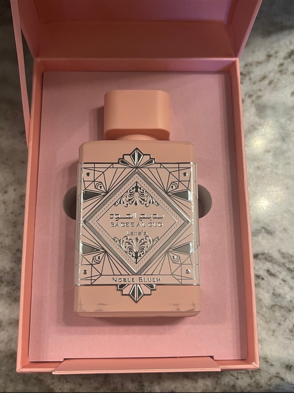 Lattafa Badee Al oud Noble Blush Eau de parfum 3.4oz spray